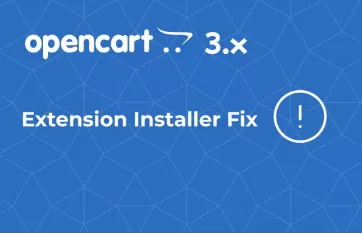 Extension Installer для Opencart 3.x